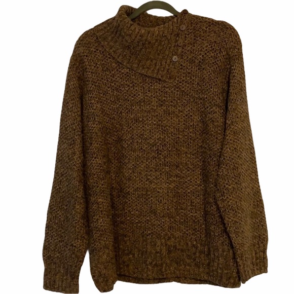 Dress Barn Woman 22/24W Fold Over Neck Sweater - Picture 1 of 7